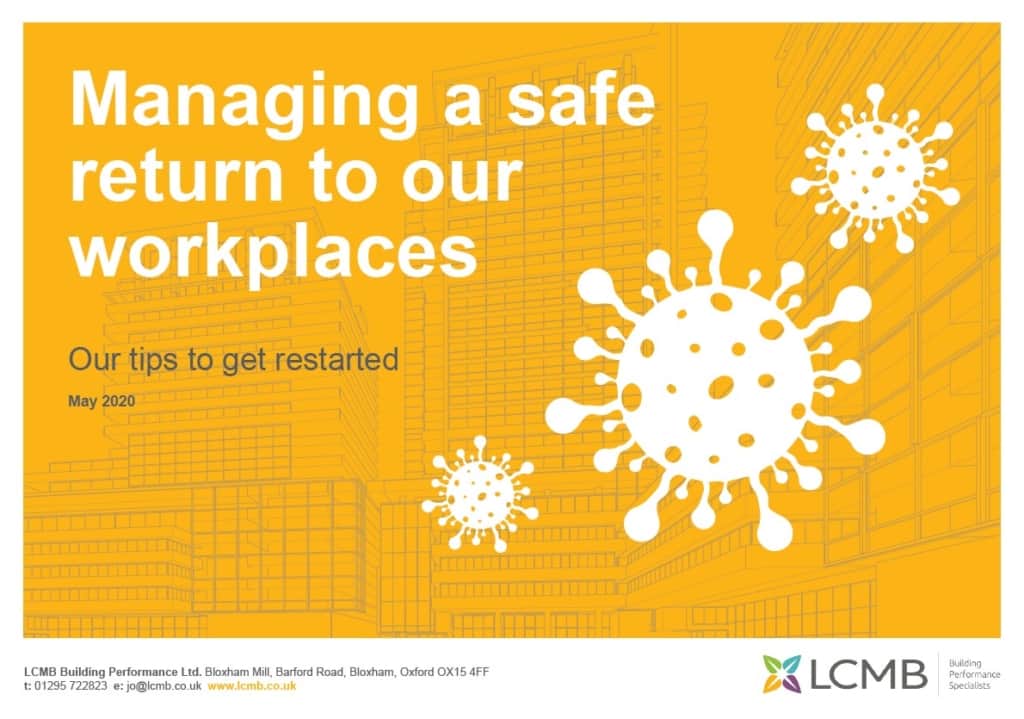 LCMB Managing a safe return to our workplaces