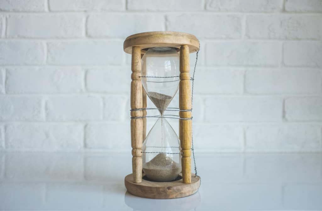 Hour Glass - Showing time running out